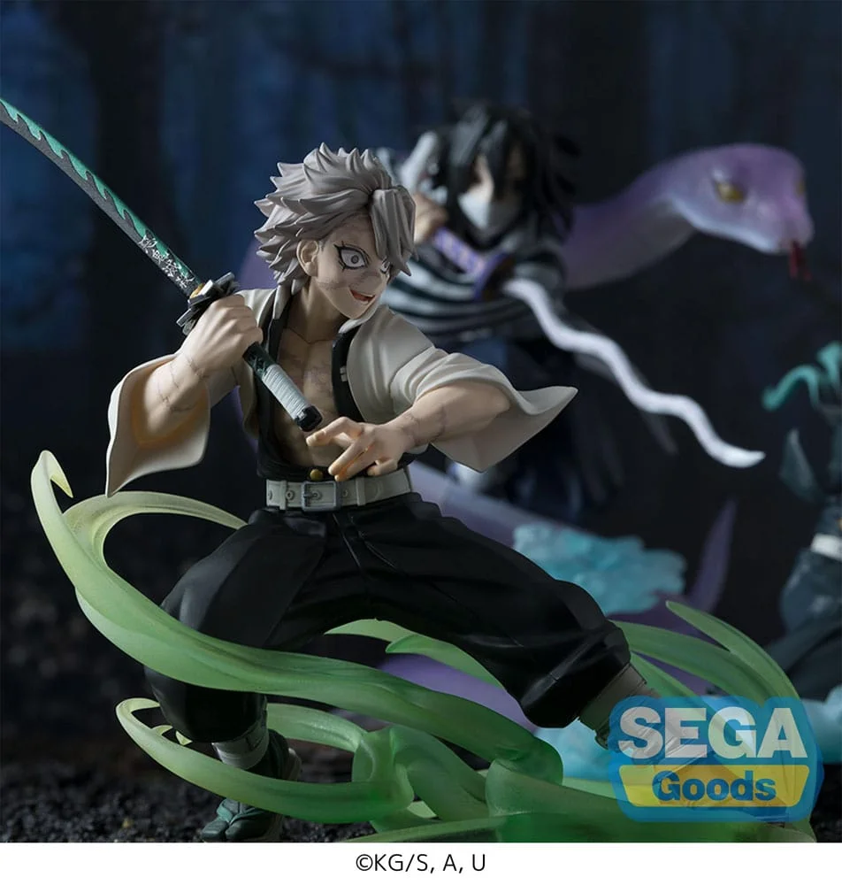 Demon Slayer: Kimetsu no Yaiba Xross Link Anime PVC Statue Sanemi Shinazugawa Hashira Training Arc 12 cm
